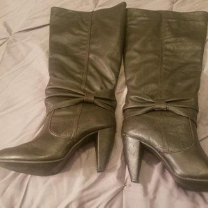 Brown Trusol Lillian Wide Width Boots 9W